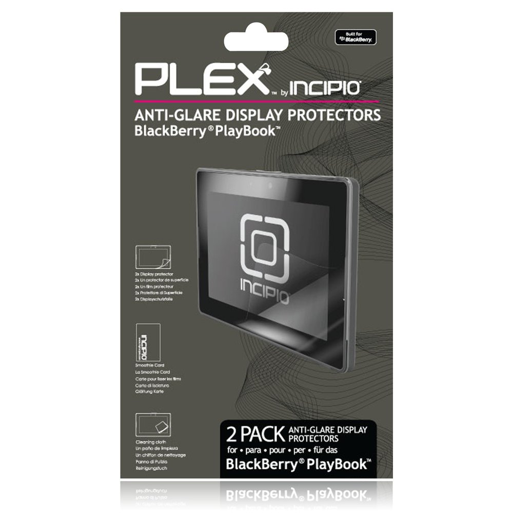 Incipio Screen Protector - BlackBerry Playbook Anti-Glare - 2 Pack (BB-513)