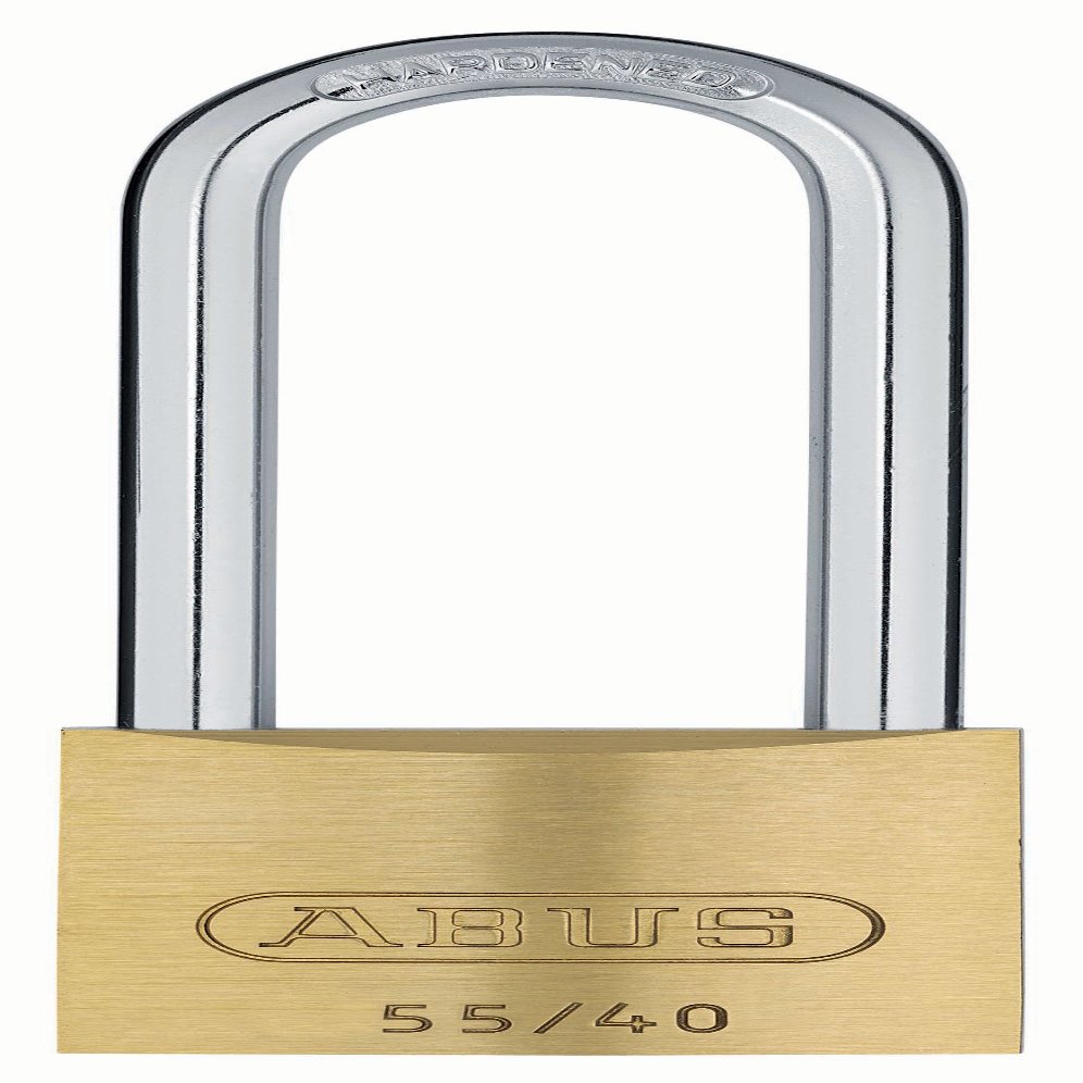 ABUS 55HB/40 B KA 1.5-Inch All Weather Solid Brass with Hardened Steel Shackle Keyed Alike Padlock