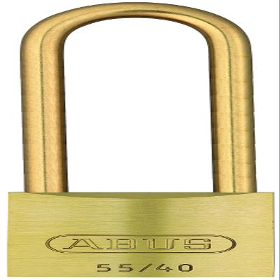ABUS 55MBHB/40 B KA 55 All Weather Solid Brass Keyed Alike Padlock, 1.5-Inch