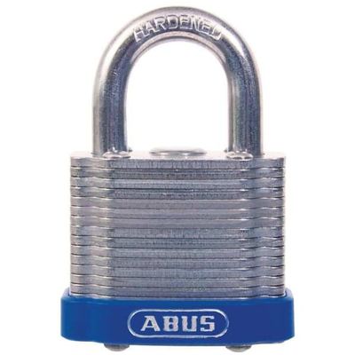 ABUS 41/40 Eterna Laminated Steel Master Keyed Padlock Master Keyed, Silver (1.5")