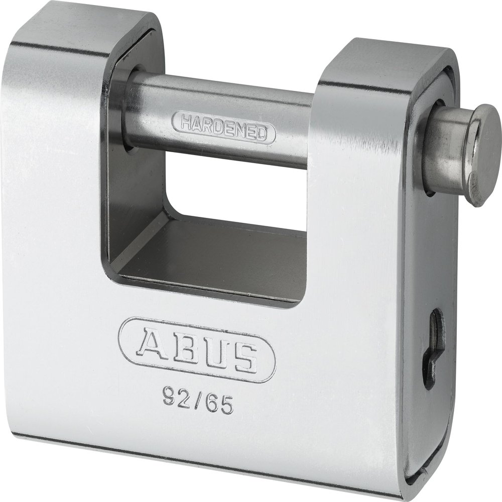 ABUS 92/65 Monoblock Brass Padlock Keyed Different