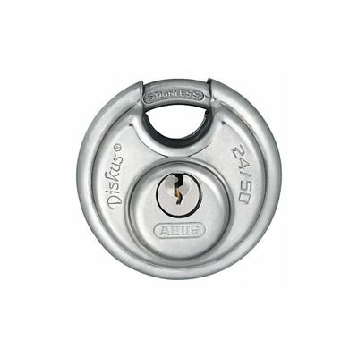 ABUS 24IB/50 B KA All Weather Stainless Steel Keyed Alike Diskus Padlock