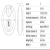 ABUS 24IB/50 B KA All Weather Stainless Steel Keyed Alike Diskus Padlock view 3