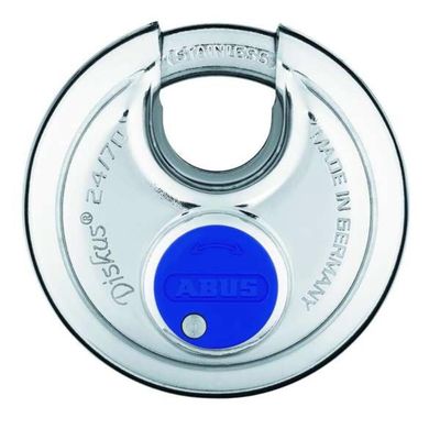 ABUS 24IB/70 Diskus Storage Padlock with 2 Keys for Outdoor, Storage