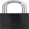 ABUS Black 72/40 Lockout Tagout Padlock w/ 1" Shackle, Single Padlock view 1