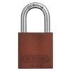 ABUS 72/40 KD Aluminum Safety Padlock Keyed Different with 1" Shackle, Brown (Model: 72AL/40 KD Brown 1" Shackle) view 1