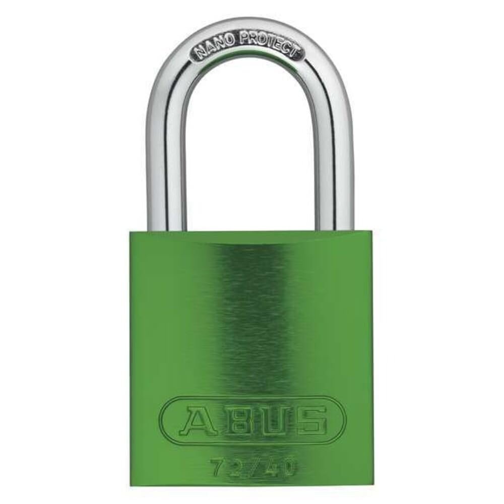 Lockout Padlock, KA, Green, 1/4In. Dia.