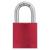 ABUS Red 72/40 Lockout Tagout Padlock w/ 1" Shackle, Single Padlock view 1