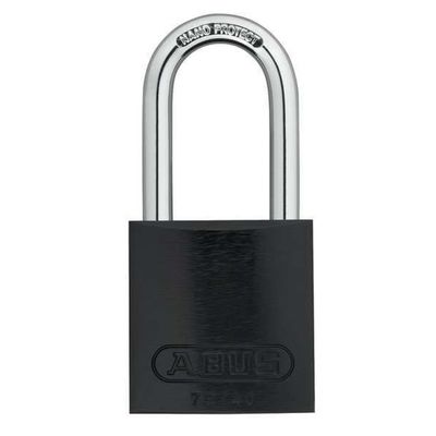 Lockout Padlock, KD, Black, 1/4In. Dia.