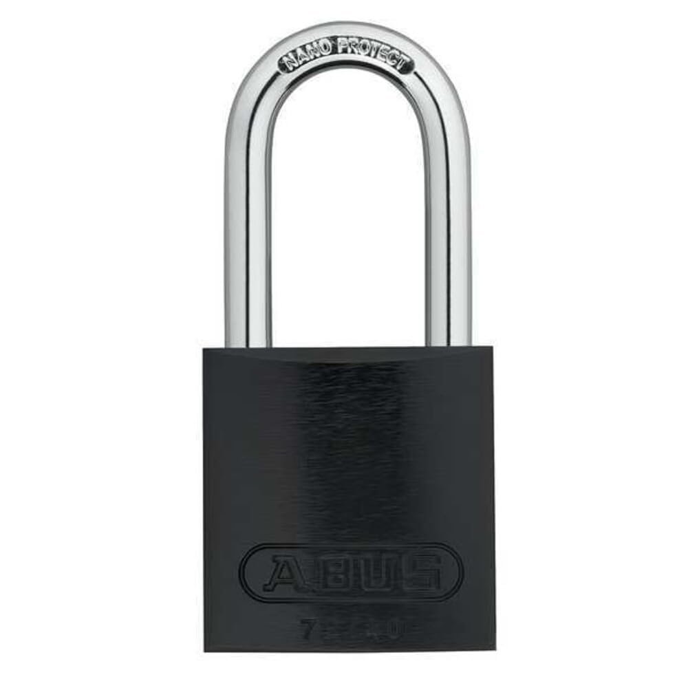Lockout Padlock, KD, Black, 1/4In. Dia.
