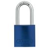 Lockout Padlock, KD, Blue, 1/4 in. Dia. view 1