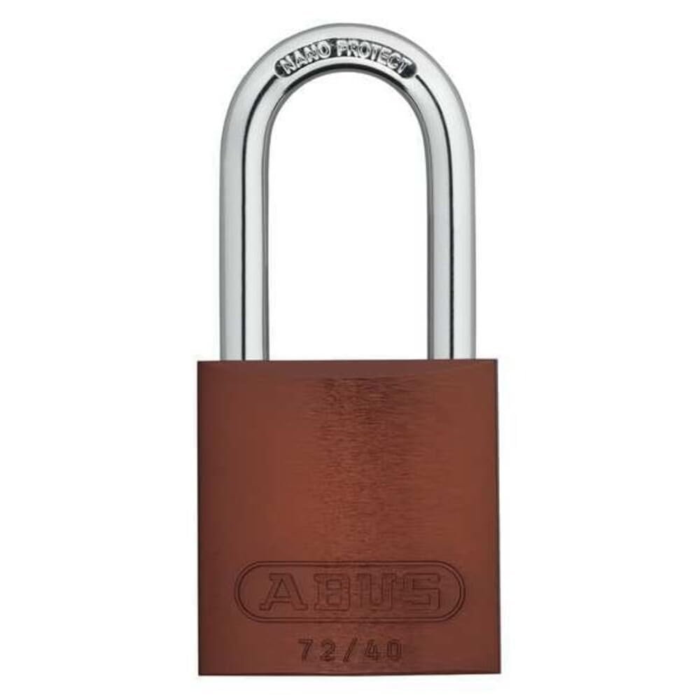 Lockout Padlock, KD, Brown, 1/4In. Dia.