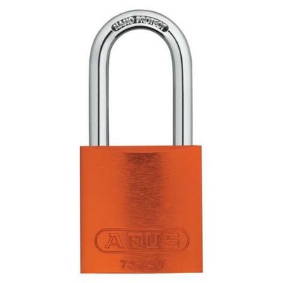 Lockout Padlock, KD, Orange, 1/4 in. Dia.