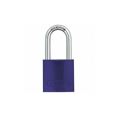 Lockout Padlock, KD, Purple, 1/4 in. Dia.