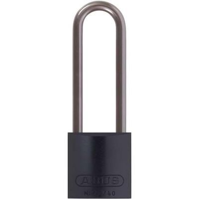 Lockout Padlock, KD, Black, 1/4In. Dia.