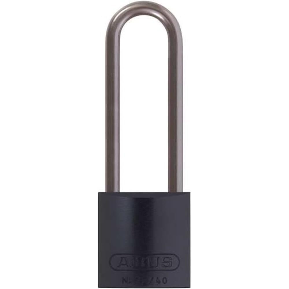 Lockout Padlock, KD, Black, 1/4In. Dia.