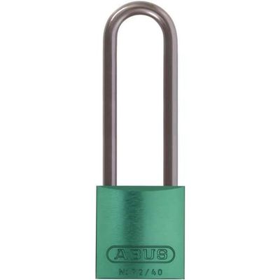 ABUS 72/40HB75 KD Aluminum Safety Padlock Keyed Different with 3" Shackle, Green