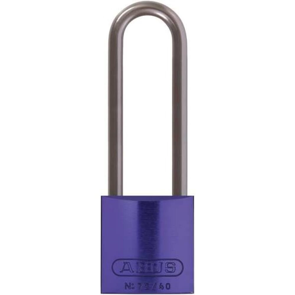 Lockout Padlock, KD, Purple, 1/4 in. Dia.