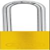 ABUS Lockout Padlock, KD, Yellow, 1/4 in. Dia., 3" Shackle view 1