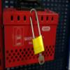 ABUS Lockout Padlock, KD, Yellow, 1/4 in. Dia., 3" Shackle view 3