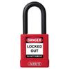 ABUS 74/40 Safety Lockout Tagout Padlock, Red, Sequential Key Codes Per Order view 1