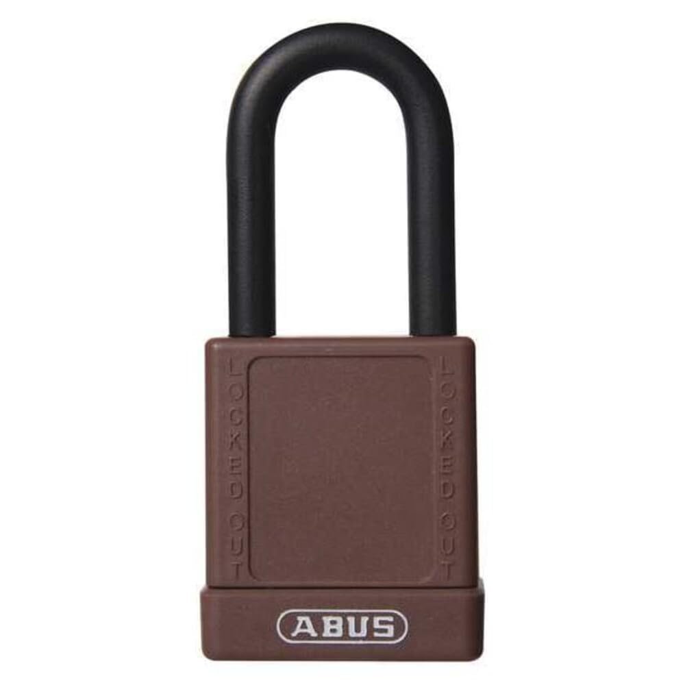 ABUS 74/40 KD Safety Lockout Non-Conductive Keyed Different Padlock with 1-1/2-Inch Shackle, Brown