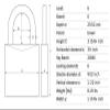 ABUS 74/40 KD Safety Lockout Non-Conductive Keyed Different Padlock with 1-1/2-Inch Shackle, Brown view 3