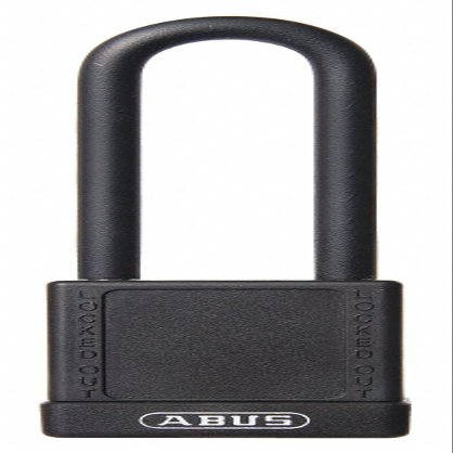 ABUS 74HB/40-75 KD Safety Lockout Non-Conductive Keyed Different Padlock with 3-Inch Shackle, Black