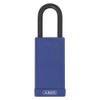 ABUS 74LB/40 KA Safety Lockout Non-Conductive Keyed Alike Padlock with 3-Inch Body and 1-1/2-Inch Shackle, Blue view 1