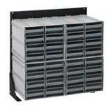 QUANTUM STORAGE SYSTEMS QIC-170-83RD 96 Drawers Single Sided Floor Stand Interlocking Storage Cabinet 75" H x 24" W x 12" D
