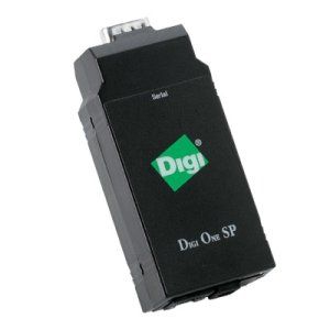 Digi Digi One SP Device Server. DIGI ONE SP 1PORT DEVICE SERVER W/RS232/422/485 10/100BT ETHERNET DEVSVR. 1 x DB-9 , 1 x RJ-45