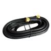 Topzone 6 feet RG59 Coaxial Cable "F" Plug to "F" Plug, Black Color view 1