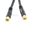 Topzone 6 feet RG59 Coaxial Cable "F" Plug to "F" Plug, Black Color view 2