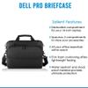 Dell Pro Briefcase 14 (PO1420C), Made with an Earth-Friendly Solution-Dyeing Process and Shock-Absorbing EVA Foam That Protects Your Laptop from Impact. view 2