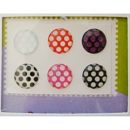 "Home" Button Sticker for iphone/ipad/itouch, Lady Bug, 6 Stickers