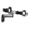 Chief K-Series Single Arm Wall Mount for Two 10-24 inch Screens KWS220 view 1