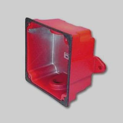 COOPER WHEELOCK WBB-R OUTDOOR BACKBOX, RED