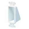 Arlington CED1 Cable Entrace Hood, 1-Gang, Reversible, White view 1