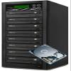 BestDuplicator Pro HD Series - 7 Target External Disc DVD/CD Duplicator Built-in 500GB Hard Disk Drive & 24X Burners