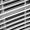6"w X 6"h 4-Way AIR Supply Grille - Vent Cover & Diffuser - Flat Stamped Face - White [Outer Dimensions: 7.75"w X 7.75"h] view 4