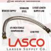 LASCO 10-0950 5-Foot Ice Maker Water Supply Line, Braided Stainless Steel, 1/4-Inch Female Compression X 1/4-Inch Female Compression view 2