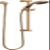 Delta Faucet 3-Spray Touch-Clean Wall-Mount Slide Bar Hand Held Shower with Hose, Champagne Bronze 57014-CZ view 1