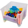 Akro-Mils Stak-N-Store Stackable Storage Bins, 17.5"x16.5"x12.5", Clear 2Pk view 4