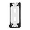 2 Port Decorex Face Plate Insert - White view 2