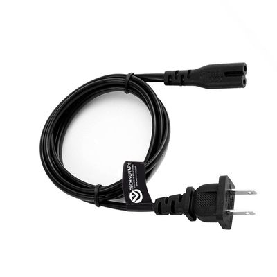 Technovary Power Cord Compatible With Apple TV (1st, 2nd, 3rd & 4th Generation) [Short Run - 3' Long, Bulk Packed]