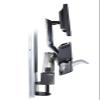 Ergotron StyleView Sit-Stand Combo with Medium Silver CPU Holder/Worksurface, Aluminum/Black view 3