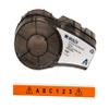 Brady Authentic (M21-375-595-OR) All-Weather Vinyl Label for Indoor/Outdoor ID, Lab and Equipment Labeling, Black on Orange- For M210, M210-LAB, M211, BMP21-PLUS and BMP21-LAB Printers, .375" W, 21' L view 1