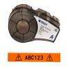 Brady Authentic (M21-500-595-OR) All-Weather Vinyl Label for Indoor/Outdoor ID, Lab and Equipment Labeling, Black on Orange- For M210, M210-LAB, M211, BMP21-PLUS and BMP21-LAB Printers, .5" W, 21' L view 1