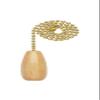 Westinghouse Lighting 77087 Light Fixture Pull Chain With Wooden Handle, Brass view 2