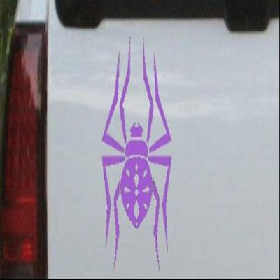 3in X 5.1in Purple -- Spider Animals Car Window Wall Laptop Decal Sticker